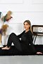 Women's Long Sleeve Combed Cotton Pajama Set 4193 - 2
