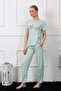 Women's Combed Cotton Short Sleeve Pajama Set 4128 - 3