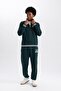 Fit Jogger Sweatpants Oversize Wide Fit with Pockets Printed Elastic Waist and Elastic Cuffs - 4