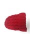 Light Red Knitwear Knitted Women's Beanie-Hat - 3