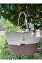 Unisex Jute Straw Look Beach Bag Shoulder Bag Vegan Bag - 3