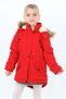 Girl's Water Repellent Fur Hooded Winter Coat - 7