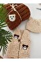 Puffy Baby Blanket vest beanie set