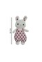 أرنب لطيف قطيفة 30 سم 62404 - 2