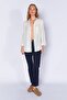 Natural Pocketed Linen Effect Women's Shirt |   Mks163420-01-3420 - 6