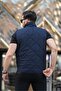 Men's Quilted Snap Fastener Vest Seasonal - 5