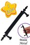 5 Pieces Erciyes Handle Black 96 mm Handle Furniture Kitchen Cabinet Drawer Cabinet Door Handle Handle Metal Handle