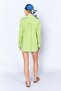 Phosphor Green Double Pocket Flap Linen Look Women's Shirt |   Ek100169410-9410 - 6
