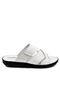 Genuine real leather men's slippers lightweight slippers leather g shir beyaz - 3