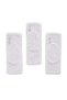 3 Pieces White Hair Band - Women's and Men's Yoga Spa Sweat Sports Makeup Bandana with Velcro Headband