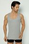 5 Pieces of 100% Cotton Camisole (Ribbed-Striped) Men's Wide-Strapped Undershirt