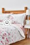 Dalila Pink 100% Cotton Double Duvet Cover Set