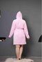 Women's Pink Ultrasoft Plush Dressing Gown - 7