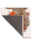 Pearl Collection Orange Theme Leopard and Flower Pattern Woven Base Modern Decorative Carpet Inci13 - 5
