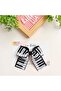 Piano Key Patterned Bow Buckle