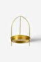 Gold metal accessory and makeup organizer - multi-purpose organizer - lattice