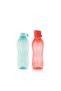 Eco Bottle Water Bottle Water Blue and Easy Cap Pink 2-Pack 500 ml - 2