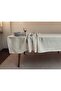 Light Brown Soft Linen Tablecloth(K)