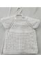 White Hand Knitted Robadan Baby Vest 1 Year Old - 2