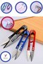 Thread Cleaning Scissors with Colored Metal Case
