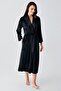Long Sleeve Flexible Velvet Viscose Dressing Gown