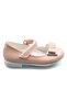 Baby Girl Pink Bow Stone Detail Glitter Ballerinas - 2