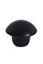 15Pcs Black Mushroom Button Handle Furniture Drawer Cabinet Door Handle Metal Handle Accessories with Screw - 5