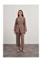 Scuba Fabric Belted Double Suit Set
