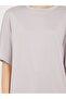 بنطال رياضي أساسي كبير الحجم برقبة دائرية - 3