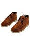 Real Leather Tan Suede Lace-Up Comfortable Daily Women's Boots - 4