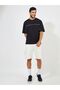 Contrast Seam Piping Detail Oversized T-Shirt - 2