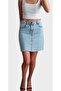 Women's Mini Snow Wash Color Stretch Fabric Pocketed with Pockets