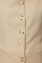 Mink Fitted Woven Vest Twoaw25Ye00051 - 7