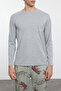 Gray Regular Fit Tiger Pattern Couple/Double Knitted Pajama Set Tmnaw25Pt00051 - 4