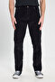 Texas Slim Fit Slim Fit Normal Waist Black Flexible Trousers