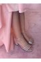 Three-Band Three-Band Stone Detailed Evening Dress Children's Heeled Shoes 03 - 4