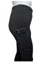 Kids Girls Black Pocket Capri Tights