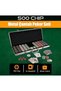 Professional 500 Chip Vip Poker Set - Premium Deluxe Series, with Custom Metal Bag, Luxury Entertainment Team - 2
