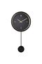 Stursk Wall Clock, Black-Gold Colour, 26 cm