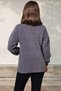 Girl's Fleece Coat-Cardigan - 2