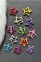 Glittery Star Snap-Fastened Hair Clip