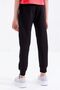 Flat Pocket Ribbed Cotton Girls Sweatpants - 4