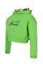 Girl's Green Crop Sweatshirt Trousers Set - 3