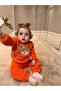 Winter Teddy Bear Patterned Welsoft Luxury Baby Set with Plush Pocket Hood - 5