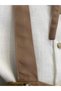 Plaid Buttoned Short Brown Salopet White Shirt Set Holiday Children's Baby Clothing - 3