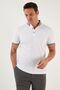 Cotton Slim Fit Men's Polo Neck T Shirt 646r4560 T-Shirt - 4