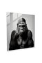 Minimalist Gorilla Glass Print - Gorilla, Gorilla, Glass Painting, Modern Art