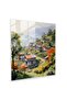 Live Village Glass Painting, Village, Tranquility