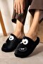 Women's House Slippers Smiling Funny Face Silent Sole Plush Fluffy House Slippers Dowry Slippers Stc1030 - 3