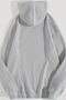 Gray Oversize Hooded Sweatshirt - Not Short - 2